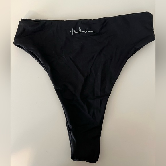 437 Aubrey Black Bikini Bottoms - Picture 3 of 3